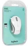 Logitech M187 Wireless Mini Mouse White - Wei&szlig;