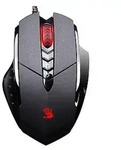 A4Tech Bloody V7m Maus USB Typ-A V-Track 3200 DPI - Schwarz/Rot
