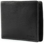PICARD Leder Geldb&ouml;rse Diego Wallet Quer Black schwarz - Schwarz