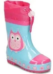 Regenstiefel Eule Gr&ouml;&szlig;e 22/23 hellblau/rosa - Blau - 22