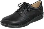 Herren Schn&uuml;rer Finn Comfort Norwich, Schwarz, Leder, NEU - Herrenschuhe