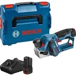 Akku-Hobel GHO 12V-20, 2 x Akku GBA 12V 3.0Ah in L-BOXX