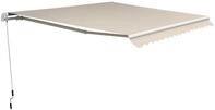 Outsunny Markise Gelenkarmmarkise Markise 3m breit Sonnenschutz Beige