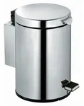 Keuco Plan Hygieneabfallsammler Aluminium silber-eloxiert - 14977170000 - Silber