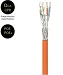 Goobay CAT 7A Netzwerkkabel, S/FTP (PiMF), Orange, CU, AWG 23/1 (solid), LSZH -