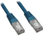 CAT 5e Netzwerkkabel, F/UTP, blau, 2m - Schwarz
