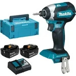 Makita DTD153RFJ, Schlagschrauber, Pistolengriff, 1/4", Gr&uuml;n, B&uuml;rstenlos,...