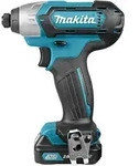 Makita TD110DSAE, Schlagschrauber, Schwarz, Blau, 1/4", 110 Nm, 2600 RPM, 3200...