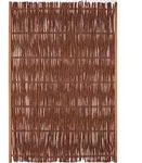 FUEGO Weidengeflechtzaun m. seitl. Rahmen 120 x 180 cm - Braun