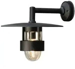 Konstsmide Freja Down schwarz lackiertes Aluminium, klares Glas, Hand EU 504-750