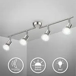 Deckenstrahler - 11,6W, 1040lm, LED, schwenkbar, inklusive 4x GU10, warmwei&szlig;,