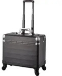 Alumaxx&reg; 45169 Pilotenkoffer Pandora - Trolley, schwarz matt - Schwarz