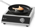 HENDI Induktionskochplatte 3500W Manuelle Bedienung - Schwarz/Wei&szlig;
