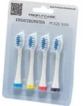 PROFICARE PC-EZS 3000 4er Pack Ersatzb&Atilde;1/4rstenk&ouml;pfe - Blau/Wei&szlig;