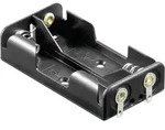 Goobay 2x AA (Mignon) Batteriehalter, L&ouml;tfahne (U), 58 mm, 1 Stk. unverpackt -