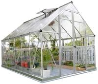 Palram - Canopia Aluminium Gew&auml;chshaus Balance 812 Silber 367x244x229 cm