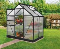 Vitavia Gew&auml;chshaus "Venus 2500" schwarz 2,5 m&sup2; 6 mm HKP
