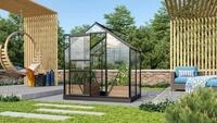 Vitavia Gew&auml;chshaus "Venus 2500" schwarz 2,5 m&sup2; 3 mm ESG