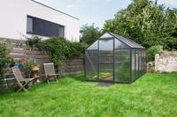 Vitavia Gew&auml;chshaus "Venus 6200" schwarz 6,2 m&sup2; 4 mm HKP