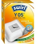 Swirl Y 05, Staubbeutel, Wei&szlig;, Dirt Devil, Progress, Samsung, 100 mm, 70 mm, 30 mm