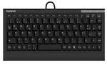 KeySonic ACK-595C+ (DE) Mini-Tastatur, SoftSkin, Combo, schwarz, Mini, Kabelgebunden,
