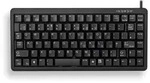 CHERRY G84-4100 Kompakte Kabelgebundene Tastatur, USB/PS2 Schwarz (QWERTZ - DE),