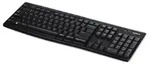 Logitech K270, Volle Gr&ouml;&szlig;e (100%), Kabellos, RF Wireless, QWERTY, Schwarz - Schwarz