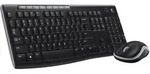 Logitech MK270, Volle Gr&ouml;&szlig;e (100%), Kabellos, RF Wireless, QWERTZ, Schwarz, Maus