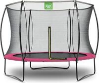 EXIT Silhouette Trampolin &oslash;244cm, auf Beinen, Rund, f&uuml;r Kinder, Rosa