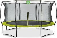 EXIT Silhouette Trampolin &oslash;427cm, auf Beinen, Rund, f&uuml;r Kinder, Gr&uuml;n