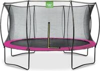 EXIT Silhouette Trampolin &oslash;366cm, auf Beinen, Rund, f&uuml;r Kinder, Rosa