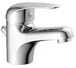 SCH&Uuml;TTE MAGNA, Waschtischarmatur mit Zugstange, Wasserhahn Bad mit Ablaufgarnitur,