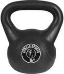 GORILLA SPORTS&reg; Kettlebell - 16 kg Gewichte, aus Kunststoff - Kugelhantel,