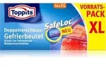 Toppits Doppel-Verschluss Gefrierbeutel 36x1 Liter