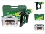 Prebena 2XR-J50 Luftdruck Druckluftnagler im Transportkoffer + J-BOX 8.000