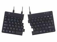 R-Go Split Break Ergonomische Tastatur - AZERTY (BE) - schwarz - kabelgebunden - Mini