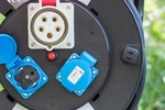 Meister Kabeltrommel H07RN-F5G2,5, IP44 20 m Kabel Thermoschutz-Schalter