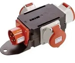 as-Schwabe MIXO Stromverteiler 400V 16A CEE-Stecker auf 3x CEE-Steckdose IP44