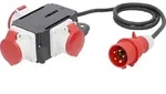 as-Schwabe MIXO Stromverteiler 400V 16A CEE-Stecker auf 3x CEE-Steckdose IP44
