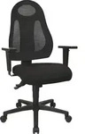 Topstar B&uuml;rodrehstuhl (mit Synchrontechnik / schwarz/schwarz 420-530 mm) - FR100