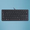 R-Go Compact Tastatur - QWERTY (Nordic) - schwarz - kabelgebunden - Mini -...