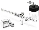 Wiltec Airbrush Pistole Typ 134 mit Double Action Funktion, D&uuml;se &Oslash; 0,3 mm, 2