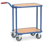 fetra 1164, Sperrholz, Stahl, Transportwagen, Blau, 250 kg, 4 Rad/R&auml;der, 12,5 cm