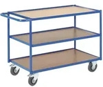 Rollcart Tischwagen mit 3 Etagen im Buchendekor 790x490mm