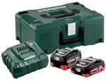 Akkupackset je 1x Akku 18V/4Ah u.18V/5,5Ah Ladeger&auml;t LiHD MetaLoc Metabo
