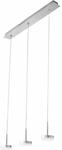 Fabas Luce Dunk 3-flammige Pendelleuchte - 24 W dimmbare LED - Geb&uuml;rstetes Aluminium