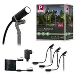 Paulmann Plug & Shine LED Gartenstrahler Plantini Basisset - Grau/Schwarz
