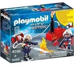 PLAYMOBIL City Action 9468 Feuerwehrm&auml;nner mit L&ouml;schpumpe - Bunt
