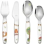 R&ouml;sle 95066 Waldfreunde Baby-Besteck-Set - Silber