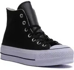 Converse Chuck Taylor All Star Lift Hi Frauen Schn&uuml;rung Leder Plattform Turnschuhe